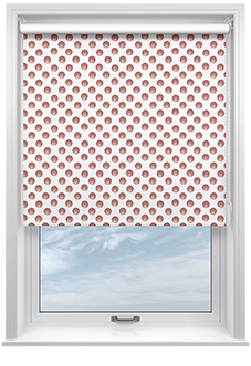 Retro 60s Spots, Flicker - Roller Blind